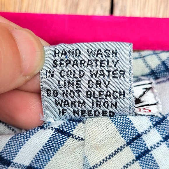 Vintage 90s Plaid Print Overall Style Maxi Dress - Picture 6 of 8